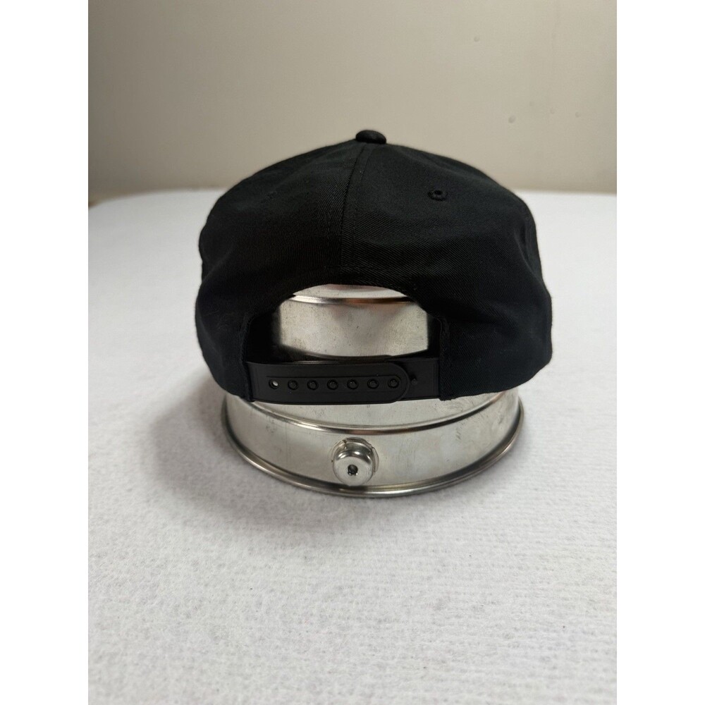 Obey Skull Laurel Wreath Black Snapback Hat 100% Cotton Since 1989 OSFA - Picture 3 of 8